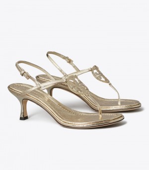 Women's Tory Burch Capri Miller Low Heel Sandals | GBRYMJ-357