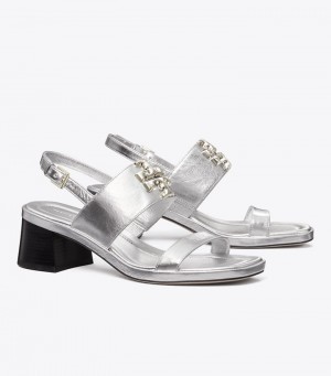 Women's Tory Burch Eleanor Heel Sandals | AVGZQS-461