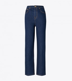 Women's Tory Burch High-rise Straight Pants & Denim | OFPIJT-059