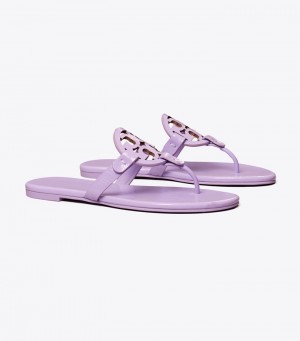 Women's Tory Burch Miller Soft Patent Leather Sandals | ZQJEMB-827