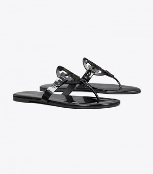 Women's Tory Burch Miller Soft Patent Leather Sandals | GMIFSX-913