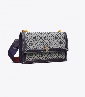 Women's Tory Burch Mini T Monogram Shoulder Bags | FQBGCJ-523