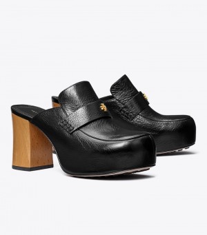 Women's Tory Burch Platform Clog Heels | TRKWMU-712