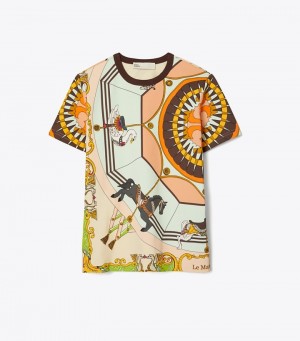 Women's Tory Burch Printed Tops & Shirts | FASEDP-095