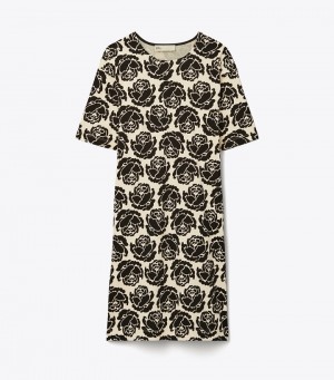 Women's Tory Burch Rose T-shirt Dresses | JTQZNX-607