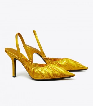 Women's Tory Burch Runway Slingback Pump Heels | MVNWUS-486