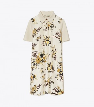 Women's Tory Burch Silk-front Polo Dresses | BGONAL-415