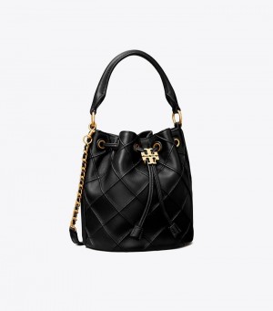 Women's Tory Burch Small Fleming Soft Bucket Bags | IYZHXL-739