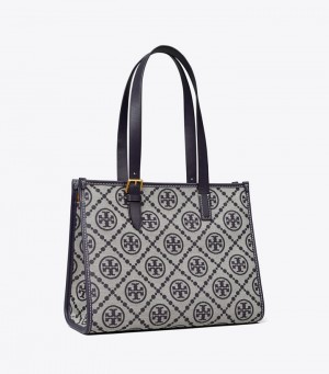 Women's Tory Burch Small T Monogram Tote Bags | DUTRKL-483