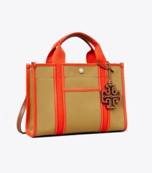 Women's Tory Burch Small Twill Tote Bags | KNFGTW-180