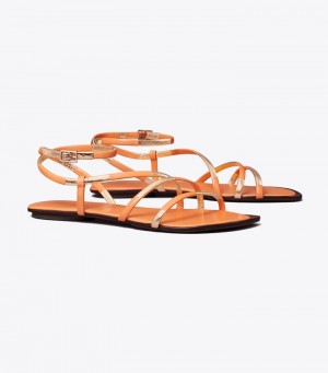 Women's Tory Burch Split Mignon Multi-strap Sandals | RUQYDX-371