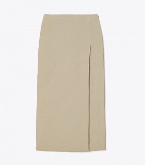 Women's Tory Burch Stretch Faille Wrap Skirts | VTCOIH-305