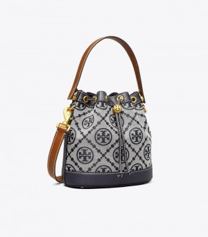 Women's Tory Burch T Monogram Bucket Bags | SKPHBC-126