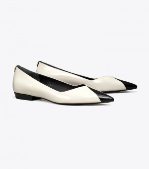 Women's Tory Burch Triangle Pointed Ballets & Flats | BWUPEI-196