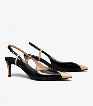 Women's Tory Burch Triangle Slingback Heels | HSGIFM-306