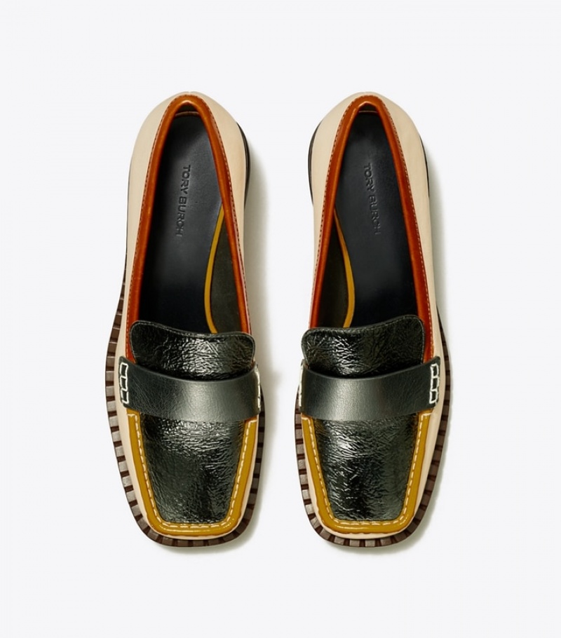 Women's Tory Burch 70s Square Mules & Loafers | HBNTPZ-520