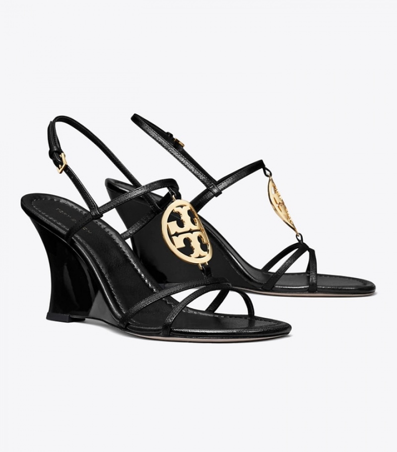 Women\'s Tory Burch Capri Miller Wedge Sandals | FXEDOS-284