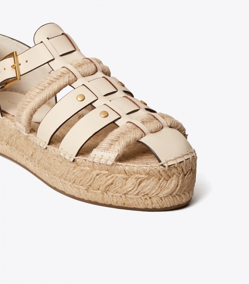 Women's Tory Burch Fisherman Platform Espadrilles | HTCVSD-608