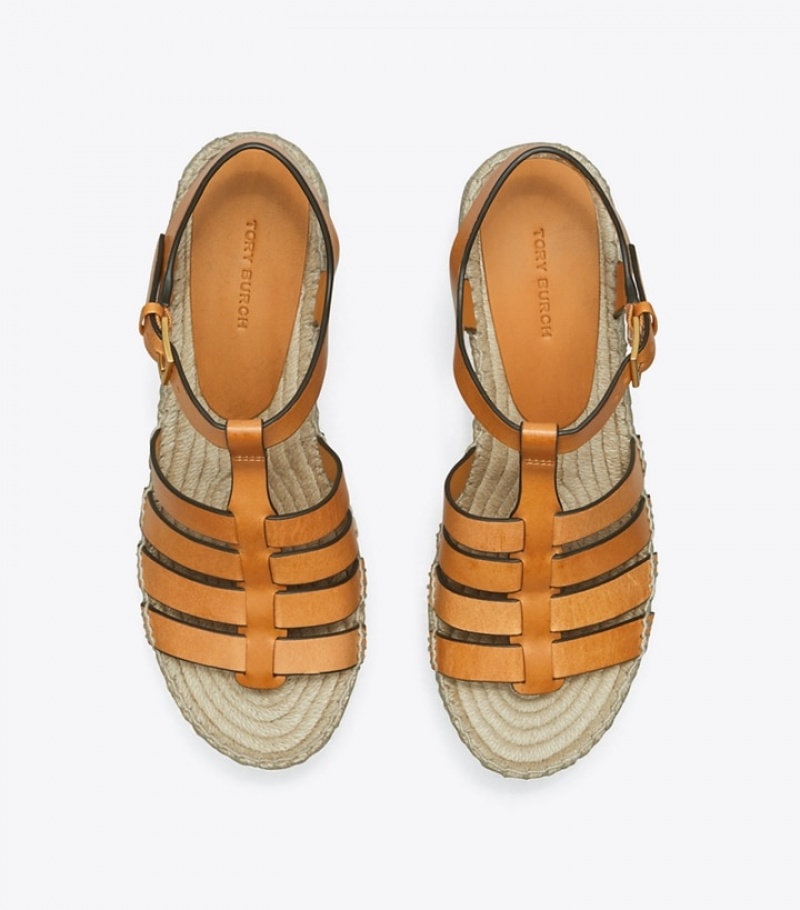 Women's Tory Burch Fisherman Wedge Espadrilles | YXQBPC-845