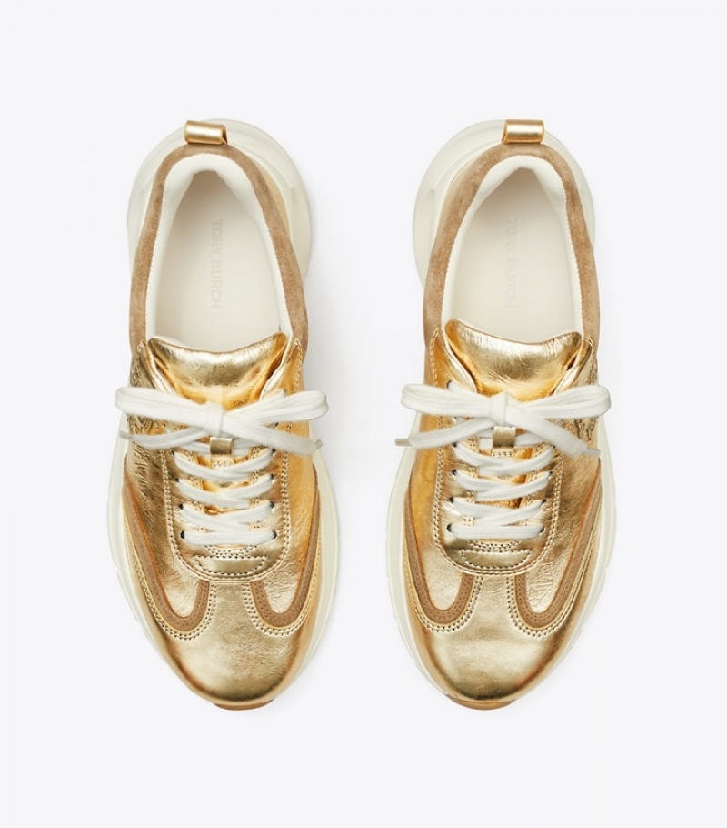 Women's Tory Burch Good Luck Trainer Sneakers | SVURJA-473