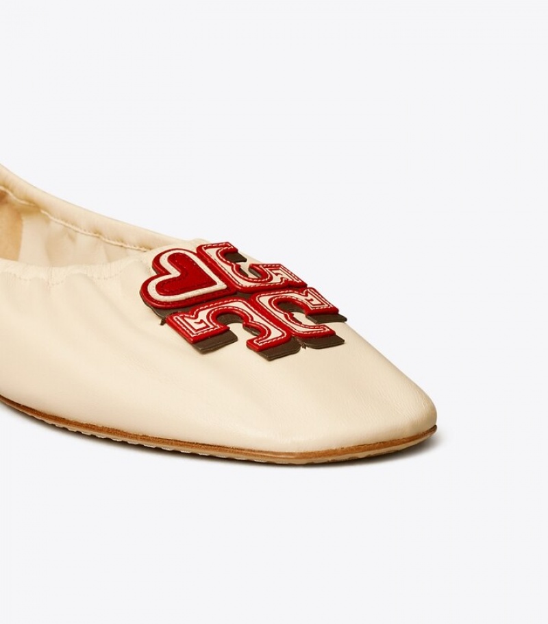 Women's Tory Burch Heart Ballets & Flats | AFWRQJ-046