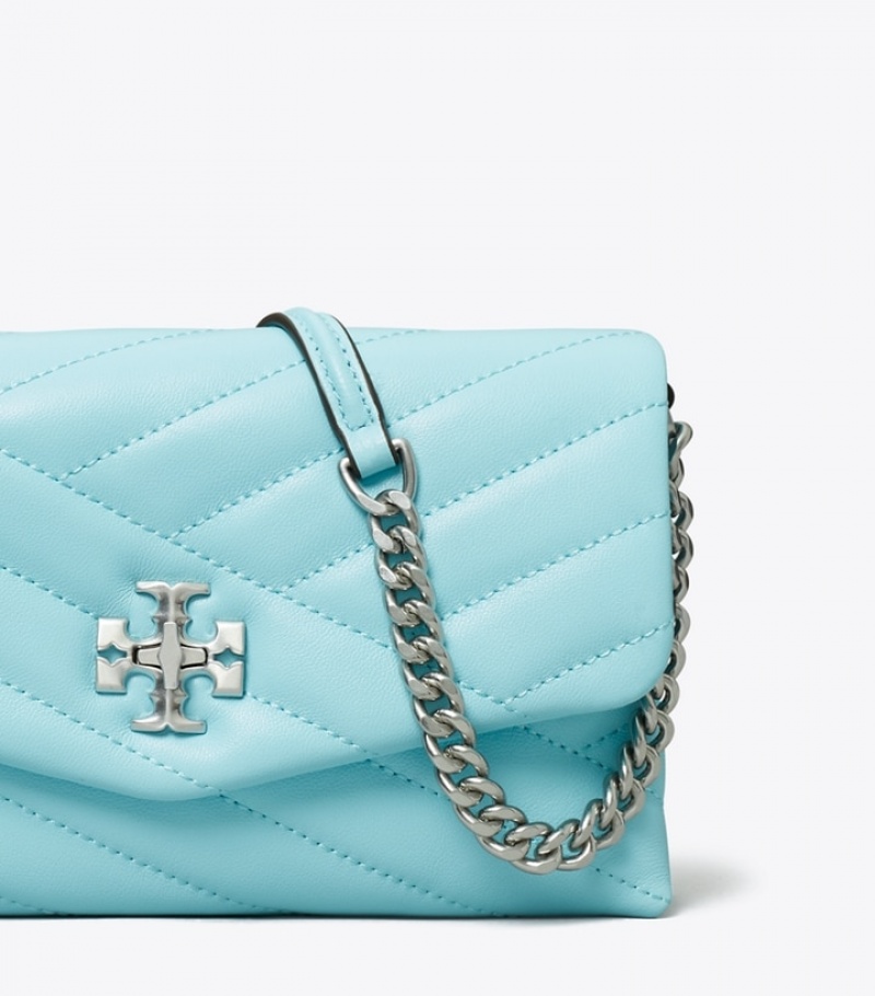 Women's Tory Burch Kira Chevron Chain Wallet Mini Bags | XMJWBA-925