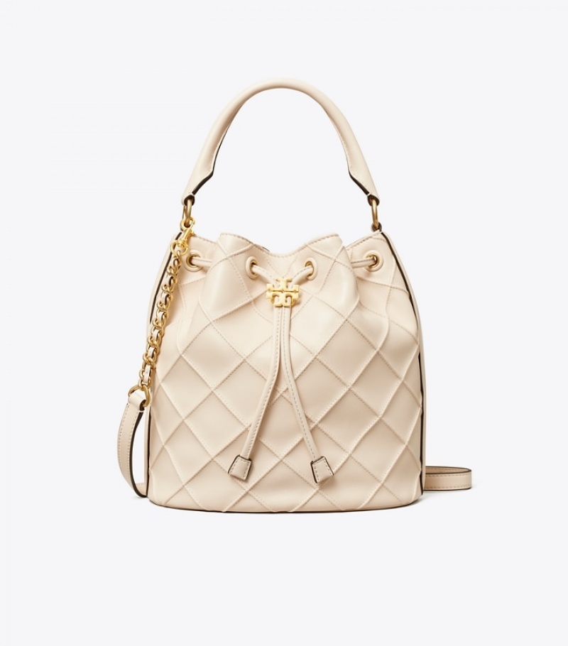 Women's Tory Burch Large Fleming Soft Bucket Bags | URZSGP-586