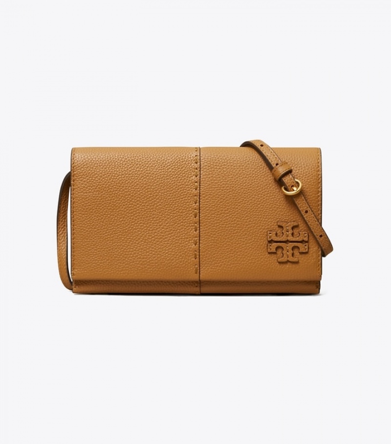 Women's Tory Burch Mcgraw Wallet Crossbody Mini Bags | XFBISU-682