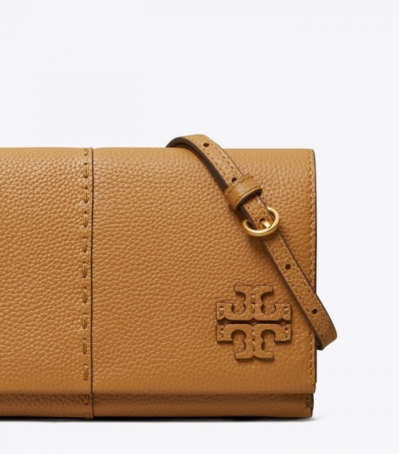 Women's Tory Burch Mcgraw Wallet Crossbody Mini Bags | XFBISU-682