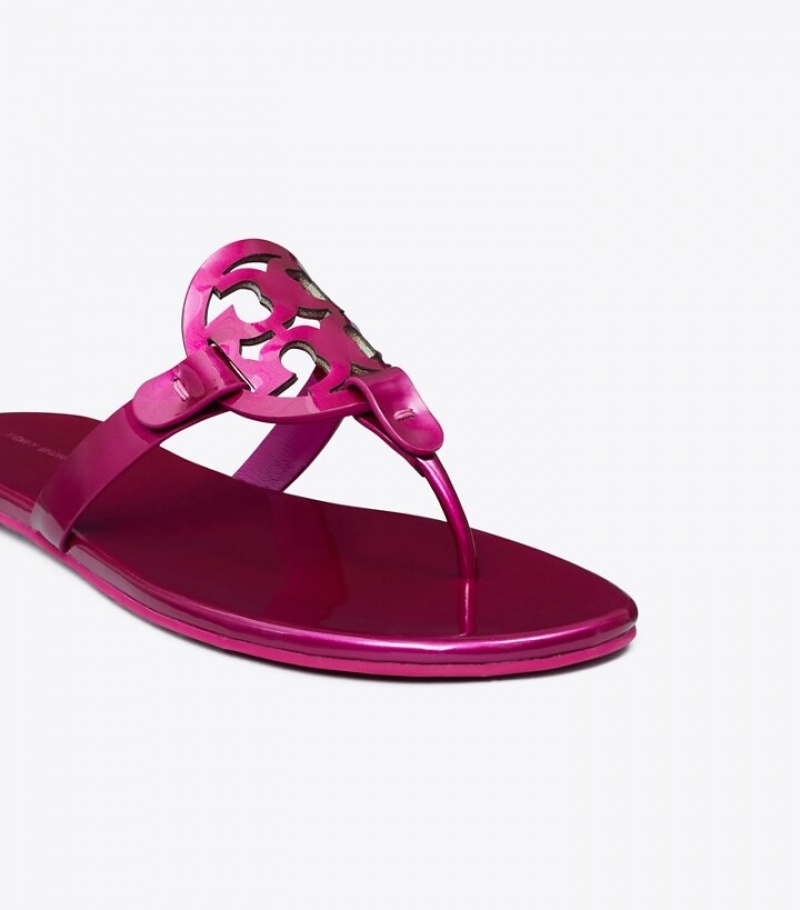 Women's Tory Burch Miller Soft Patent Leather Sandals | MAKUWS-928