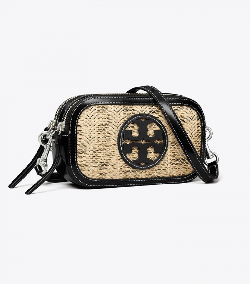 Women\'s Tory Burch Mini Miller Linen Crossbody Bags | QOSRHG-275