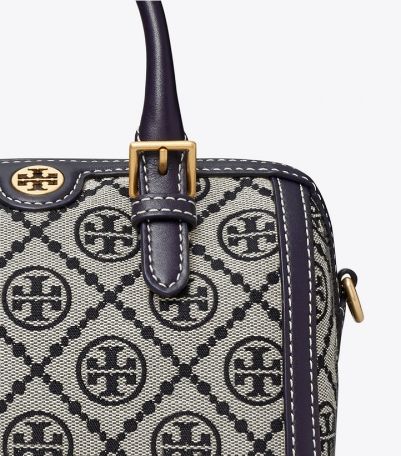 Women's Tory Burch Mini T Monogram Barrel Crossbody Bags | JDNSGQ-981