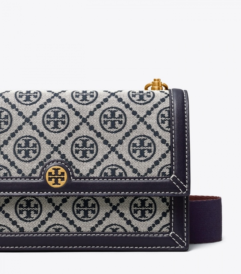 Women's Tory Burch Mini T Monogram Shoulder Bags | FQBGCJ-523