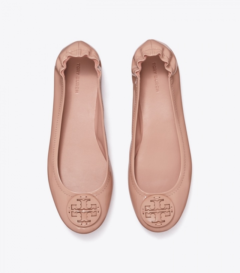 Women's Tory Burch Minnie Travel Ballets & Flats | FSDUXN-173