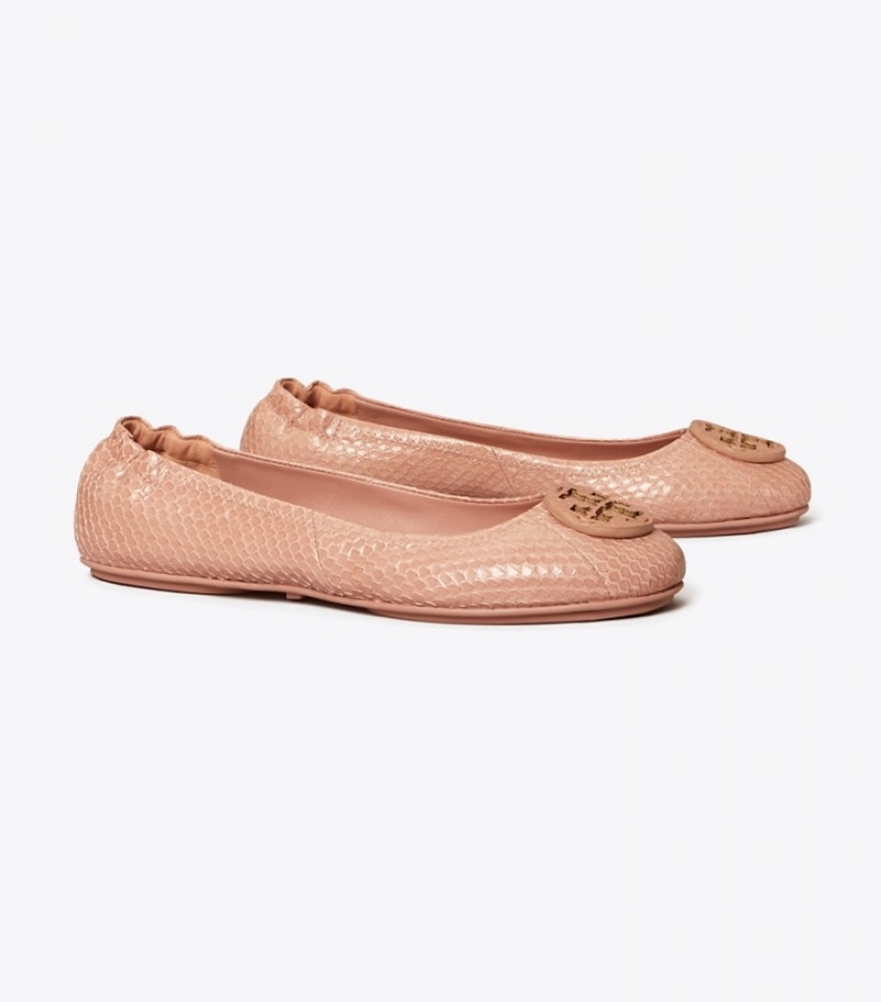 Women\'s Tory Burch Minnie Travel Ballets & Flats | WEKQYS-872