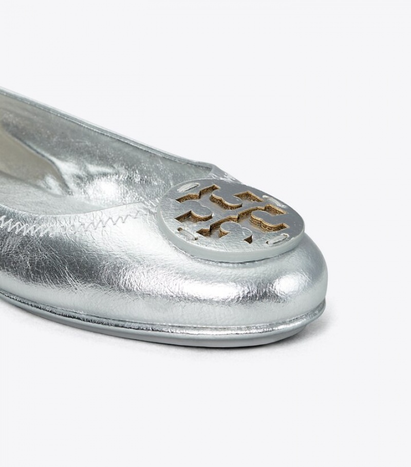 Women's Tory Burch Minnie Travel Ballets & Flats | OZCKHP-519