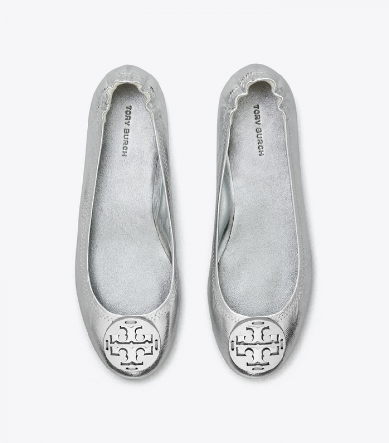 Women's Tory Burch Minnie Travel Ballets & Flats | OZCKHP-519