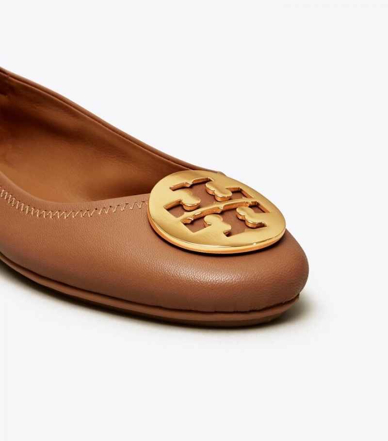 Women's Tory Burch Minnie Travel Ballets & Flats | OTJEYX-701