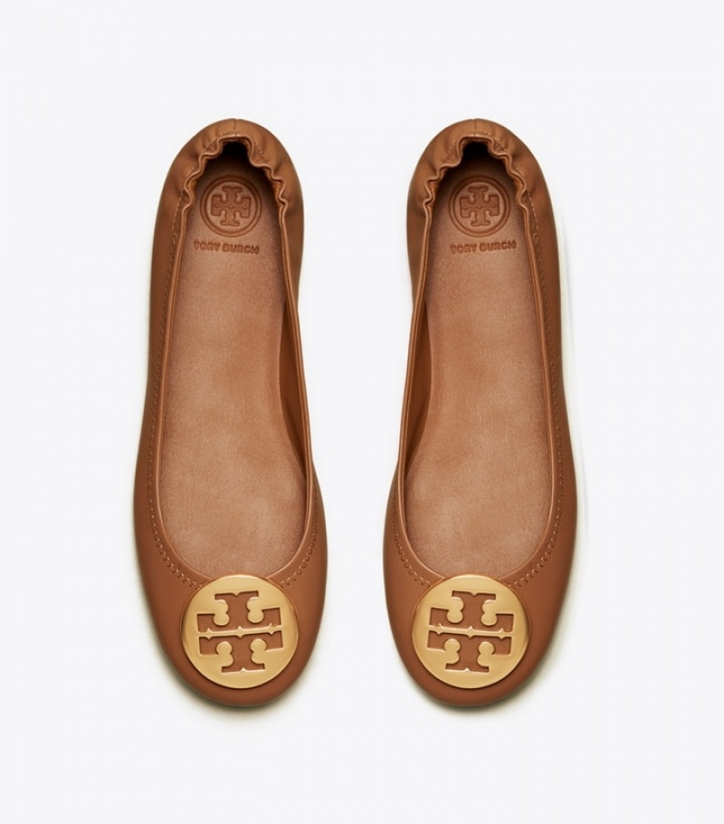 Women's Tory Burch Minnie Travel Ballets & Flats | OTJEYX-701