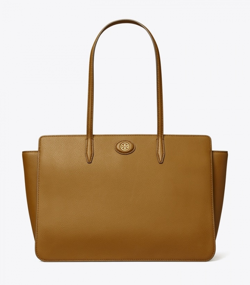 Women's Tory Burch Robinson Pebbled Tote Bags | DLSBYM-624