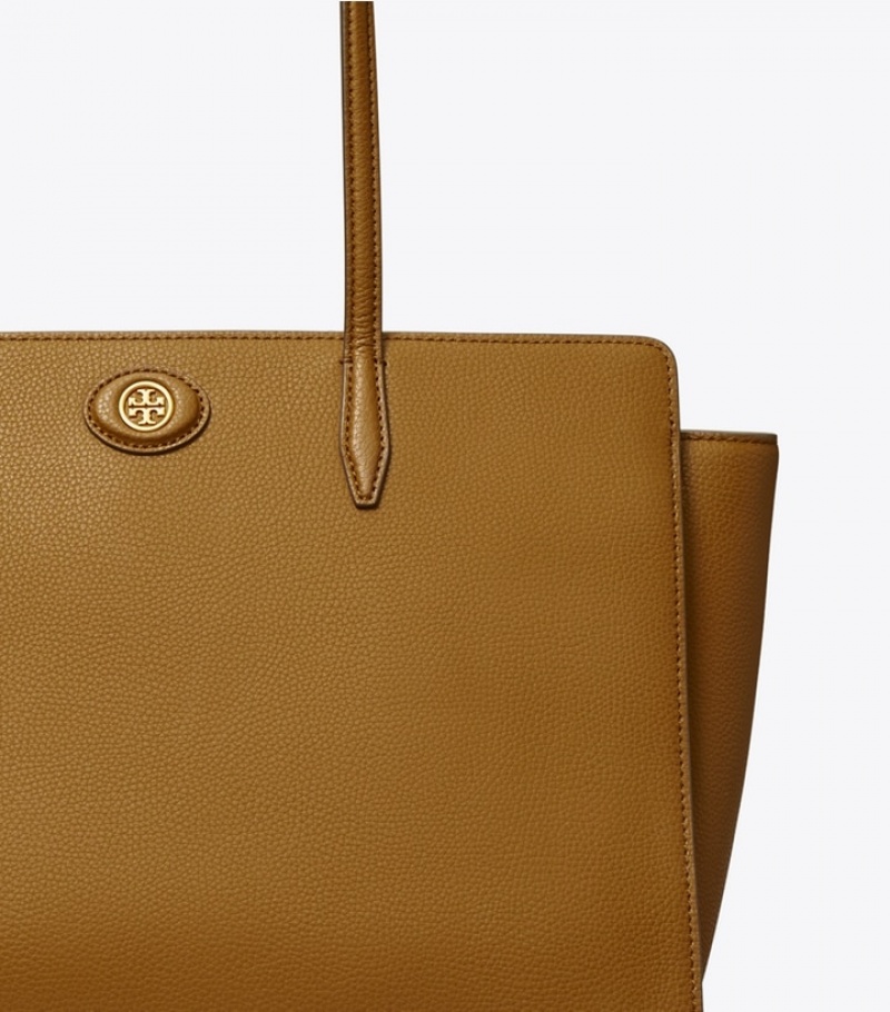 Women's Tory Burch Robinson Pebbled Tote Bags | DLSBYM-624