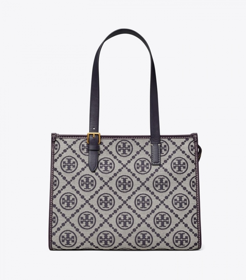 Women's Tory Burch Small T Monogram Tote Bags | DUTRKL-483