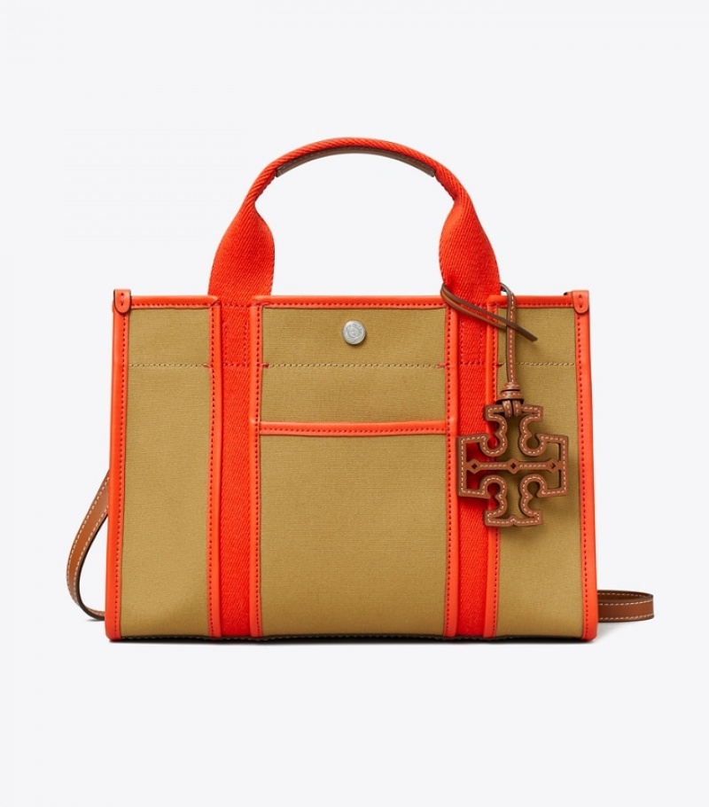 Women's Tory Burch Small Twill Tote Bags | KNFGTW-180