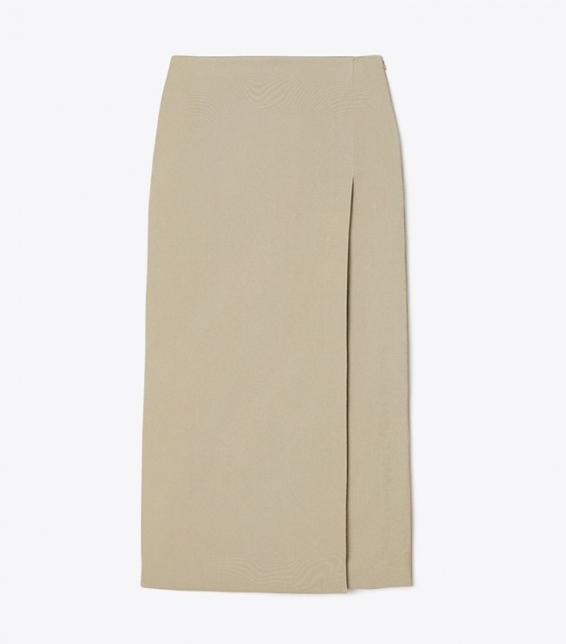 Women\'s Tory Burch Stretch Faille Wrap Skirts | VTCOIH-305