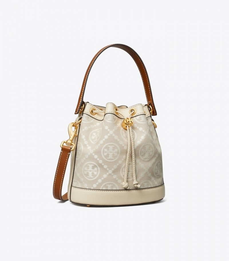 Women\'s Tory Burch T Monogram Bucket Bags | WVRBLK-120