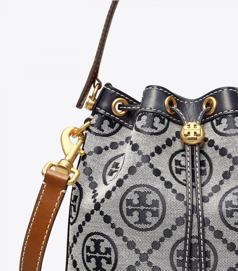 Women's Tory Burch T Monogram Bucket Bags | SKPHBC-126