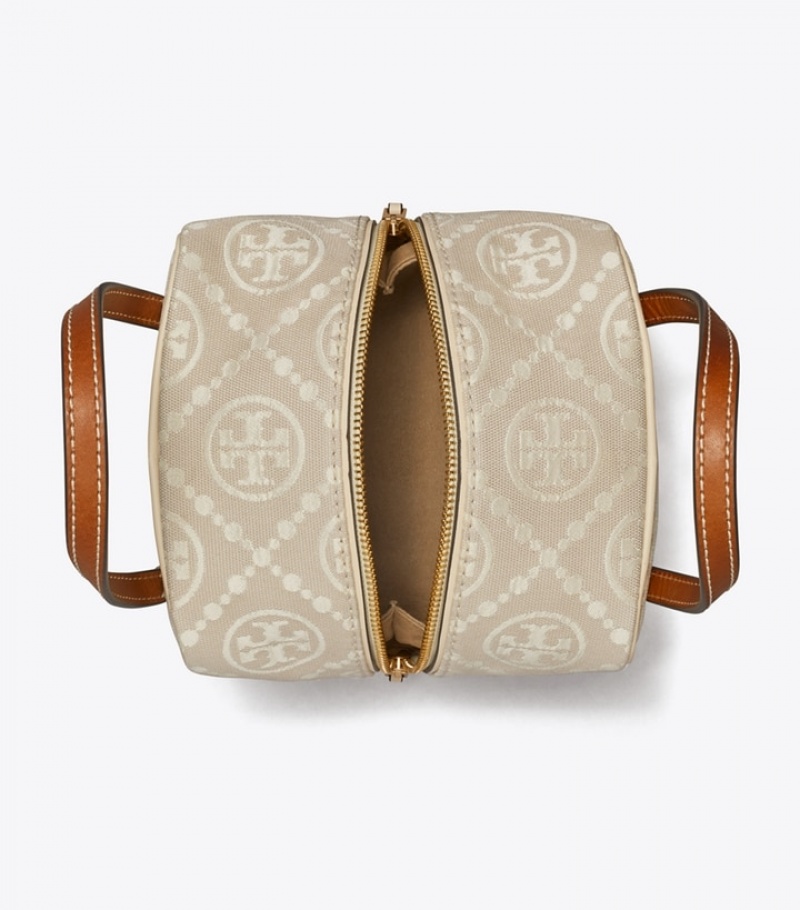 Women's Tory Burch T Monogram Jacquard Cube Crossbody Bags | SGOPTF-824