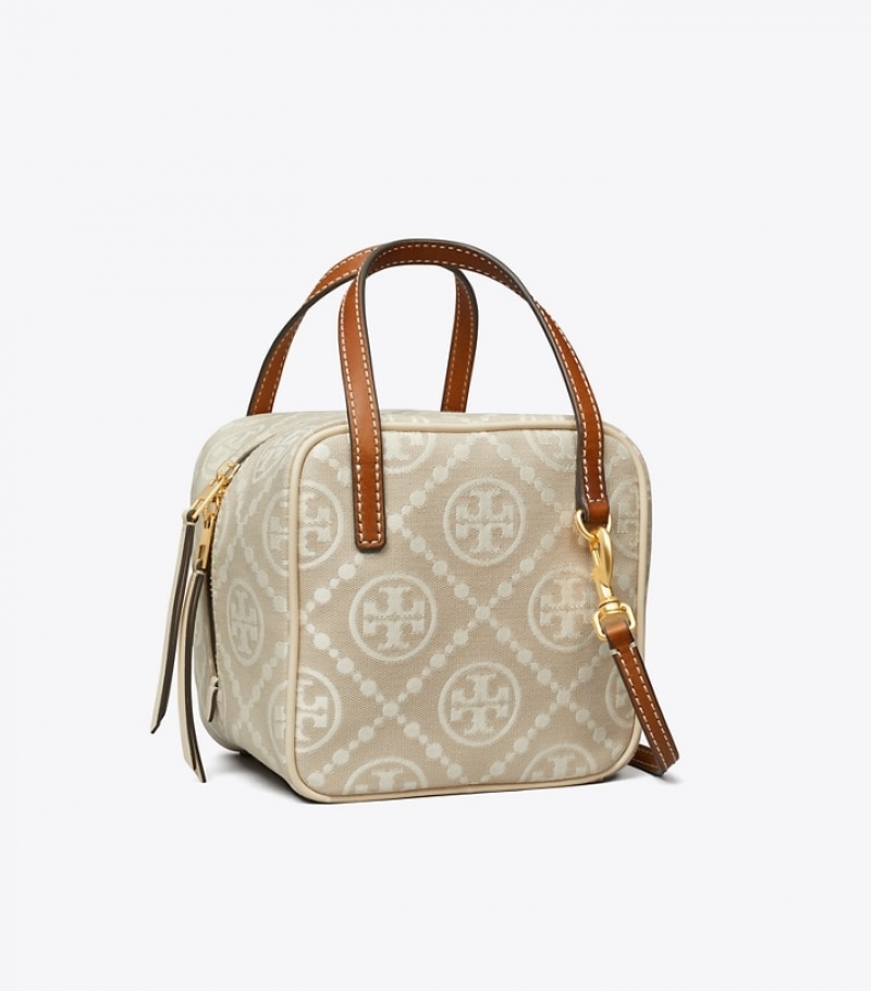 Women\'s Tory Burch T Monogram Jacquard Cube Crossbody Bags | SGOPTF-824