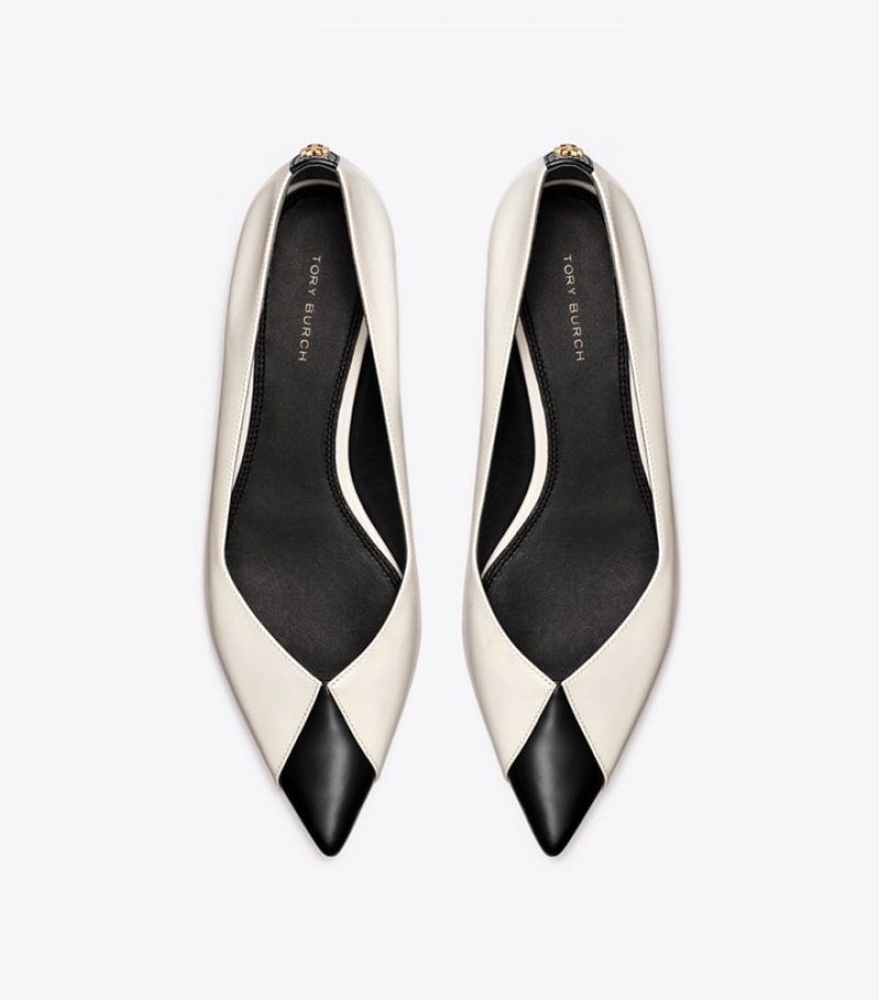 Women's Tory Burch Triangle Pointed Ballets & Flats | BWUPEI-196