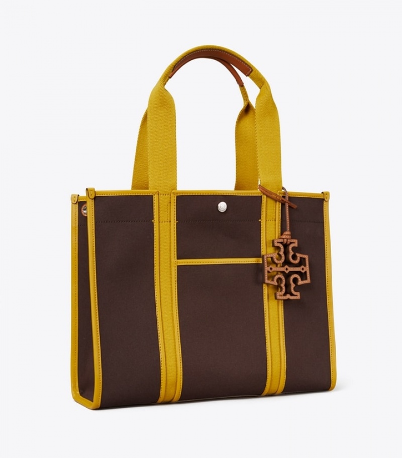 Women\'s Tory Burch Twill Tote Bags | VMLKNB-058